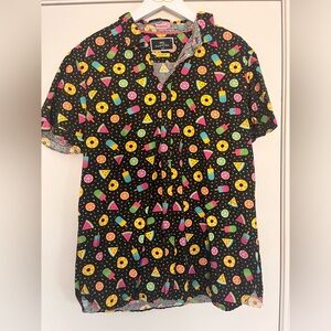 Festive Men’s bottom down shirt